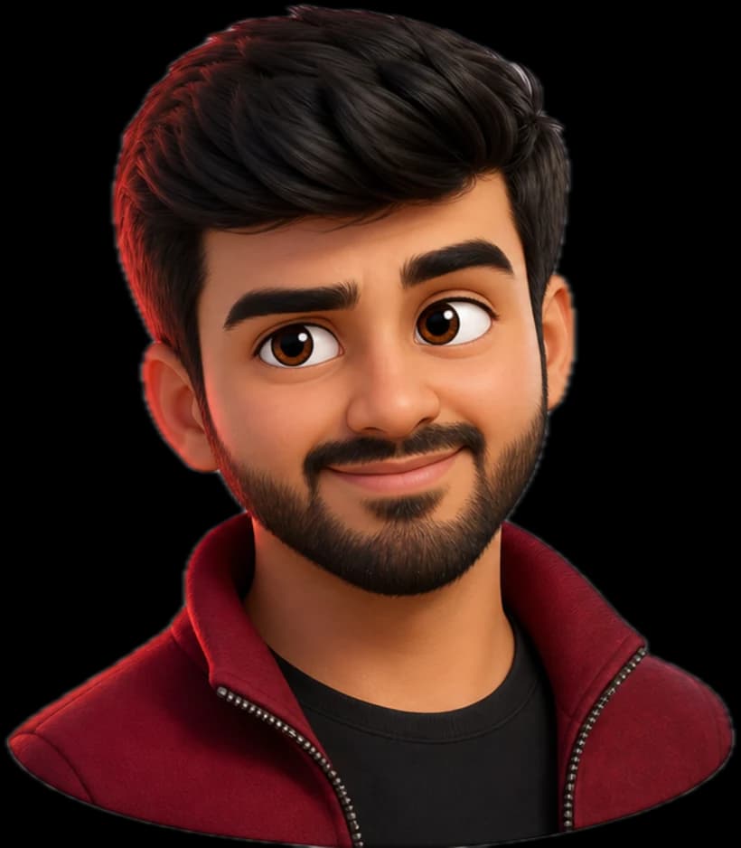 3D cartoon avatar of Kush Ahuja