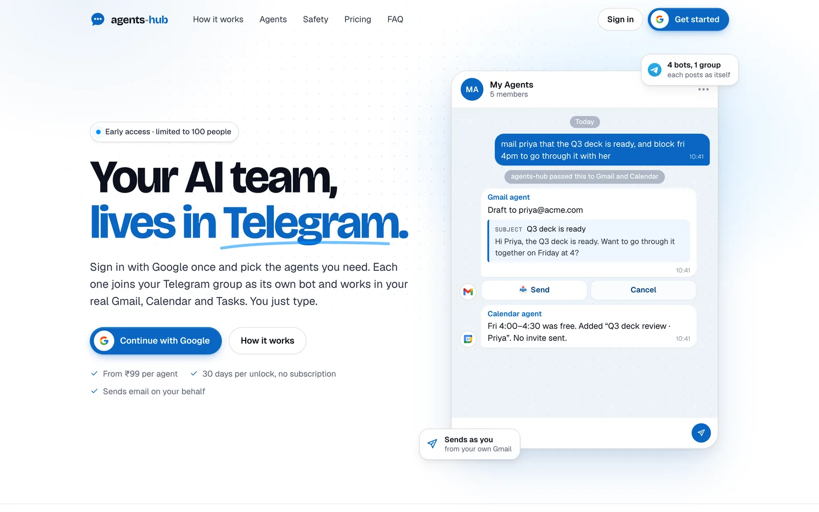 agents-hub website